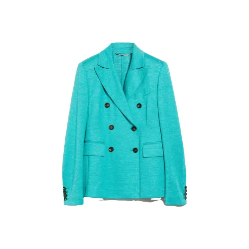 MaxMara Небесно-голубые Женские Куртки