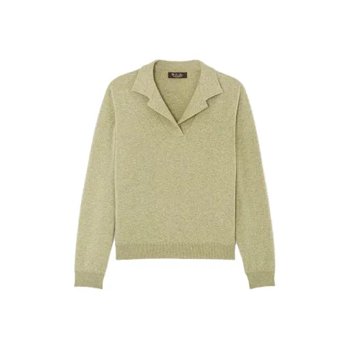 Loro Piana Бирюзовый Женские Кашемировые Свитеры