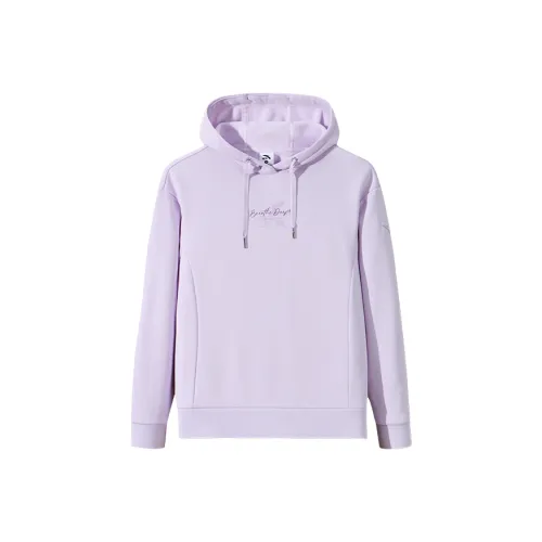 ANTA Variety Тренировки Коллекция Толстовка Женские Персиковый Ароматированный Фиолетовый