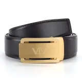 Золотая пряжка, коричневый ремешок