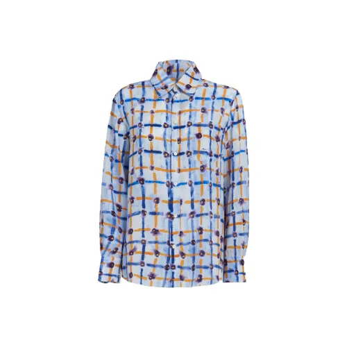 MARNI Светло-синие Женские Рубашки