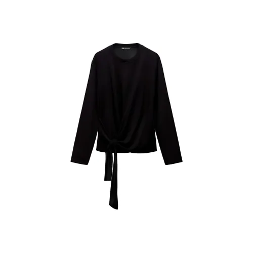ZARA Черный Женский Трикотаж