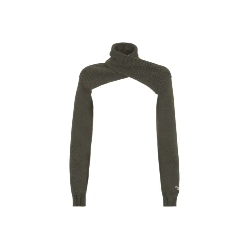 FENDI FW24 Кашемир Свитер Женский Зеленый