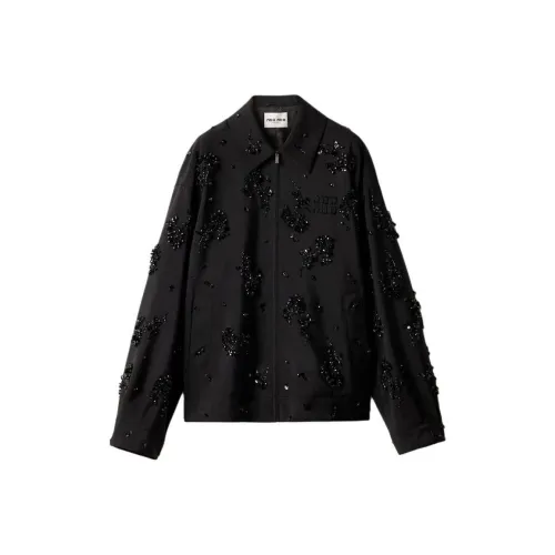 MIU MIU Куртки и Пальто Женские Черные