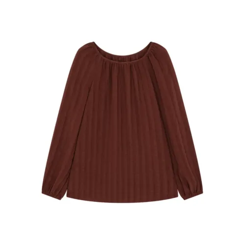 Mo Han Yi Mei Рубашка Женская Винтажная Красная