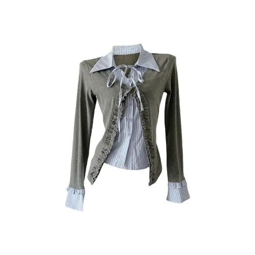 TUSHIFEI Рубашка Женская Цвет на изображении