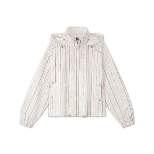 Tommy Hilfiger Белые полосы 01S Женские Куртки