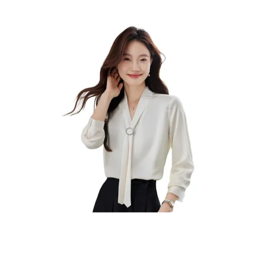 Love Elaine Весна Позиционирование стиля Рубашка Женские Абрикос