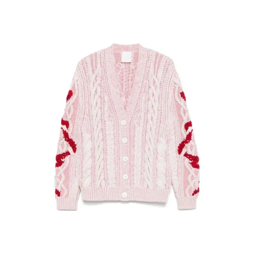 Givenchy LUNAR Год Змеи FW24 Трикотаж Женский Светло-Розовый