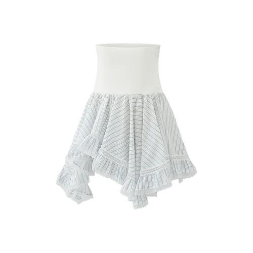 SKYA Без бретелей Топ Женская Белая