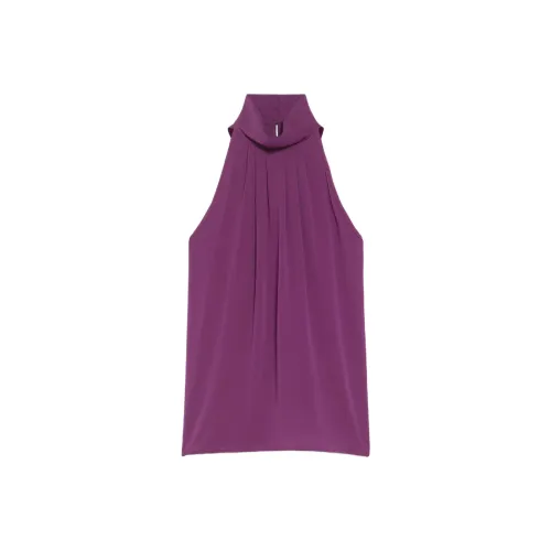 MaxMara Топ на бретелях Женский Фиолетовый
