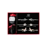 TY529 Cute Bow Заколка для волос Наборы одежды - Розовый Красный Коробка