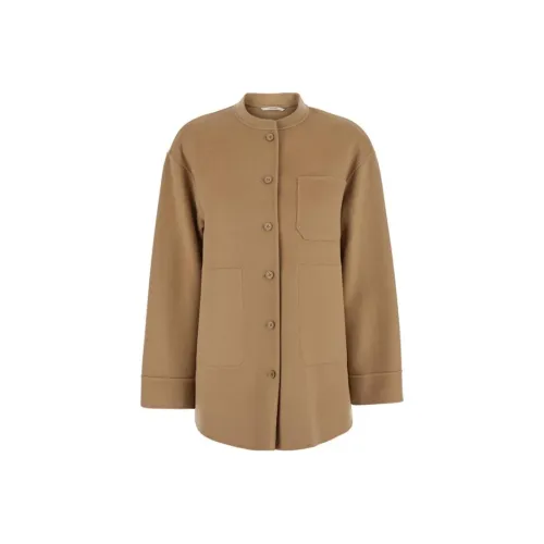 'S MAX MARA Куртки Пальто Женские Бежевый