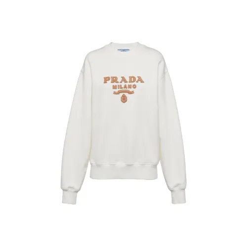 PRADA SS24 Толстовка Женская Белая