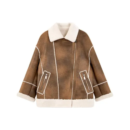 Jamor Куртки и Пальто Женские Хаки