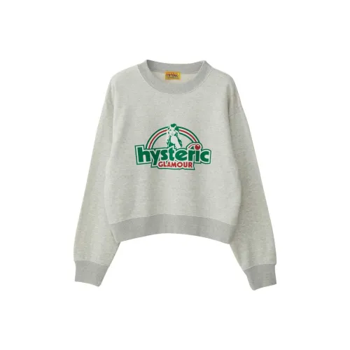 HYSTERIC GLAMOUR Толстовка Женская Серого цвета