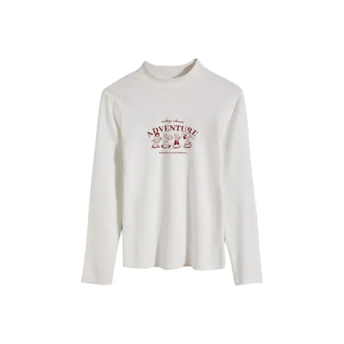 AWAO T-рубашка Женская Облачный Белый