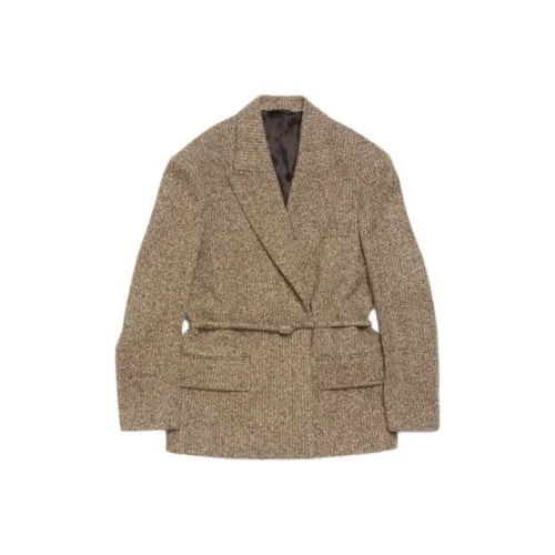 ACNE STUDIOS FW24 Куртки и Пальто Женские Коричневый