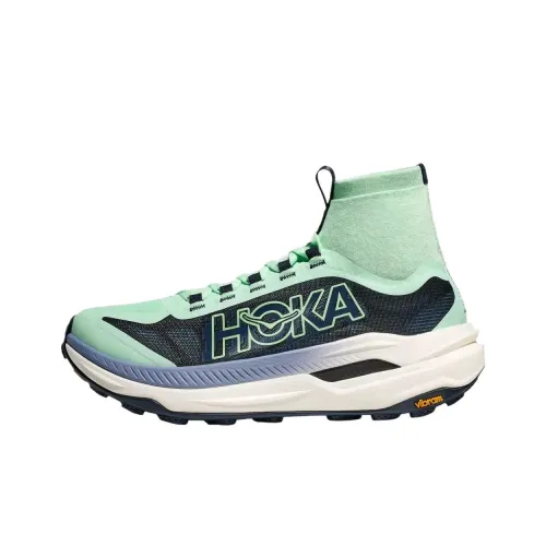HOKA ONE ONE Tecton X 3 High Топ Беговые кроссовки Женские Циановый