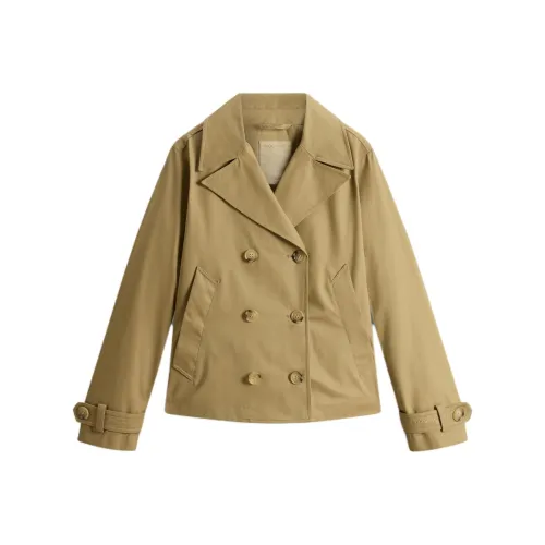 WOOLRICH SS25 Куртки и Пальто Женские Хаки