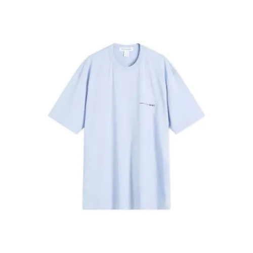 COMME DES GARCONS SHIRT Хлопок Джерси Без рисунка CDG Рубашка T Рубашка Мужская