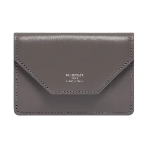 Balenciaga Телячья кожа Кошелек Мини Женский Темно-серый