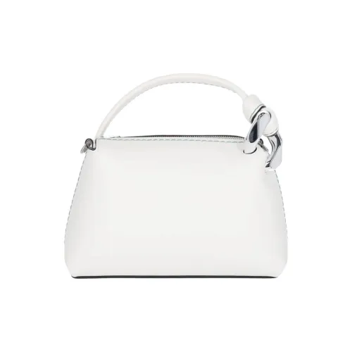 JW Anderson Телячья кожа Одно плечо Сумка Маленькая Женская Белая