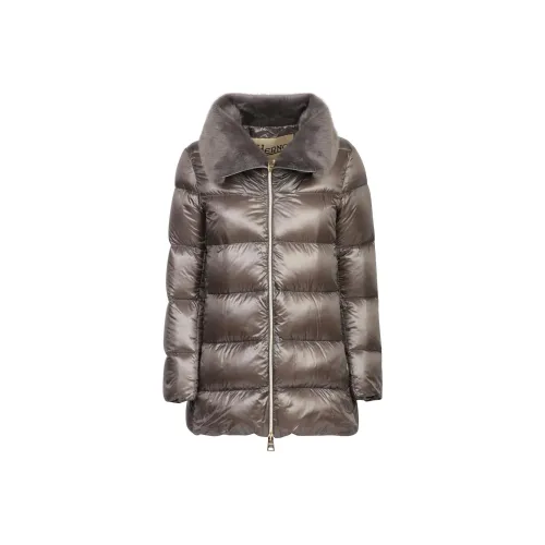 HERNO Down Jacket Women's Bright Gray