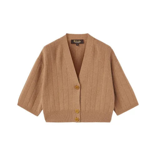 Loro Piana Коричневый Женские кашемировые свитеры