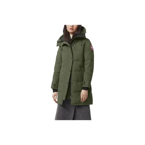 Canada Goose Shelburne Series FW22 Пуховик Parka Пальто Женское Армейский Зеленый