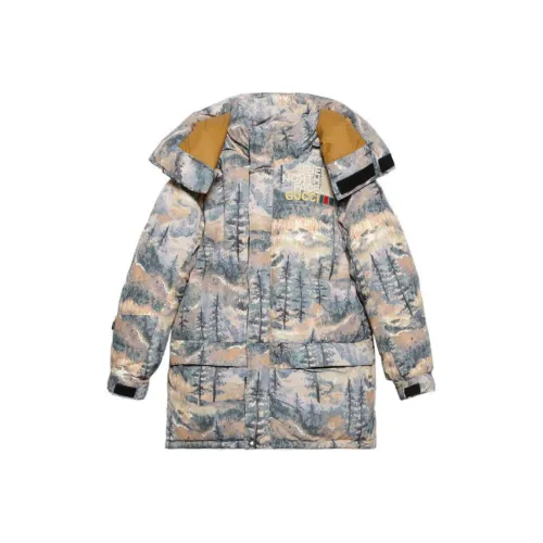 GUCCI X The North Face Пуховик Женские Желтый