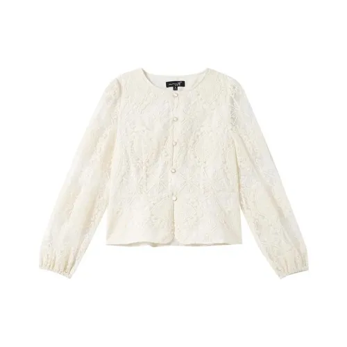 OUNIXUE Абрикос Женские Рубашки