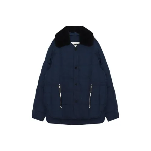 JIL SANDER Морской синий Женские Куртки