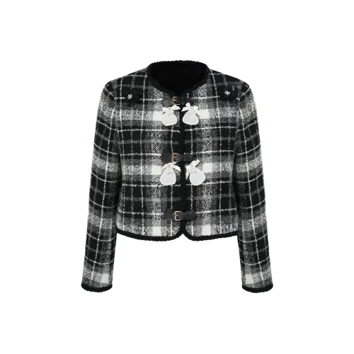 CHICCO MAO Куртки Пальто Женские Черный