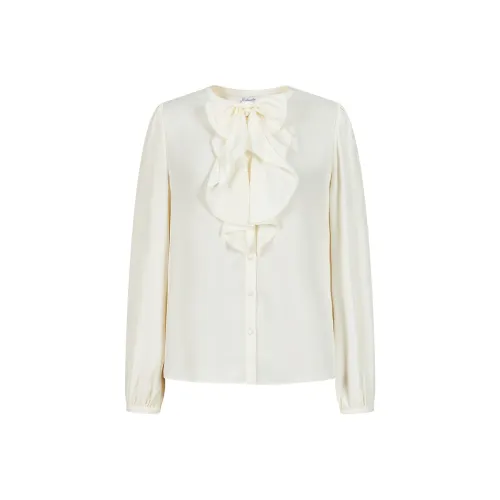 JZ. ANNAKRO Экрю Женские Рубашки