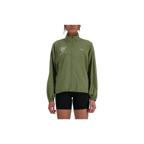 New Balance United Airlines NYC Half Athletics Packable Куртка Куртки Пальто Женские Зеленый