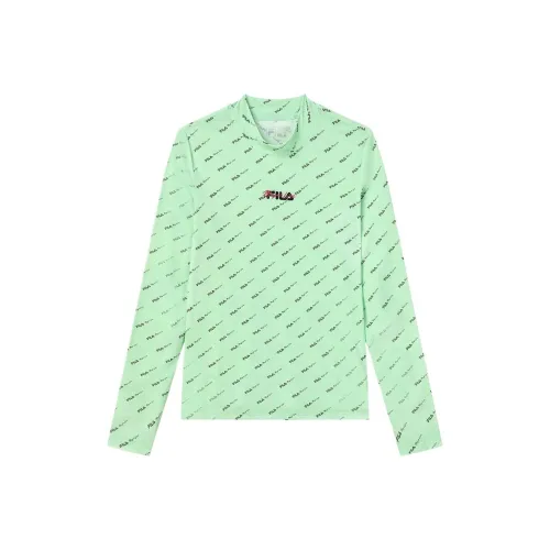 FILA Стандартная футболка женская Radiant зеленая ZB