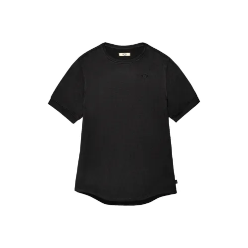 UGG FW24 Стандартная T-рубашка Женская Черная