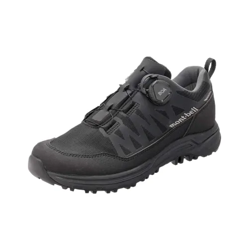 MONTBELL Trail Walker Альпинистские и туристические ботинки Низкий верх Черный Мужской