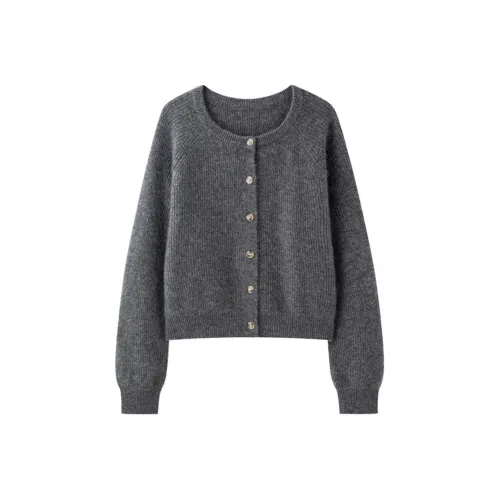 TKY SHOP Кашемир Свитер Женский Серый