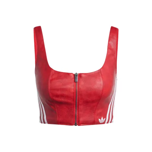Adidas Originals Топ на бретелях Женский Красный