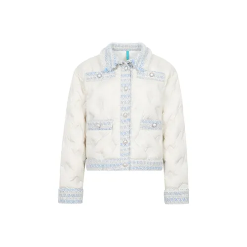 ASW ONLINE Пуховик Женская Белая