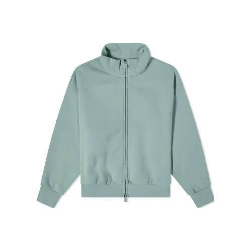 Fear Of God Essentials Fullzip Куртка Sycamore Куртки Пальто Женские Haze Синий