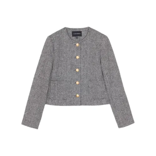 CLUB MONACO Куртка Женская Черный Белый Смешанный Цвет