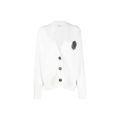 Brunello Cucinelli Белый Женские Трикотаж