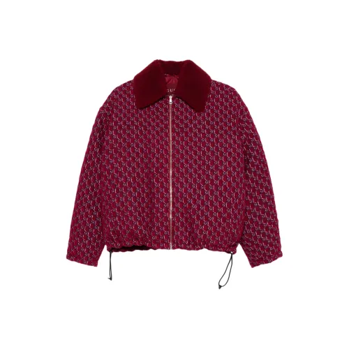 GUCCI SS24 Пуховик Женский Бордовый