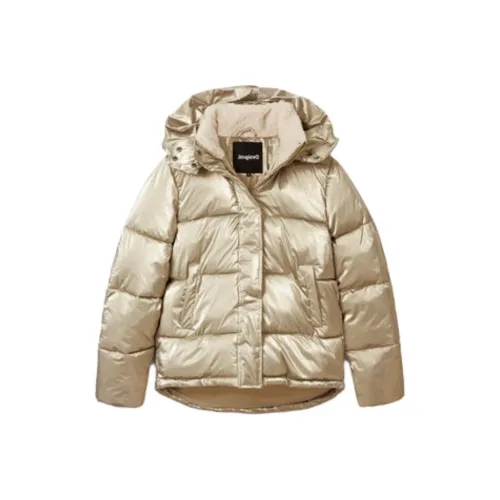 Desigual Куртки Пальто Женские Золото