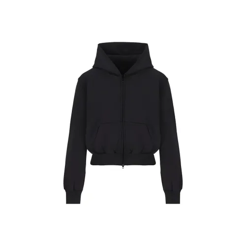 Balenciaga SS24 Свитшот Регулярный крой Женский Черный