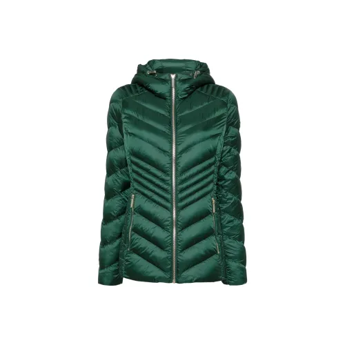 MICHAEL KORS MMK FW24 Пуховик Женские Изумрудно-зеленый