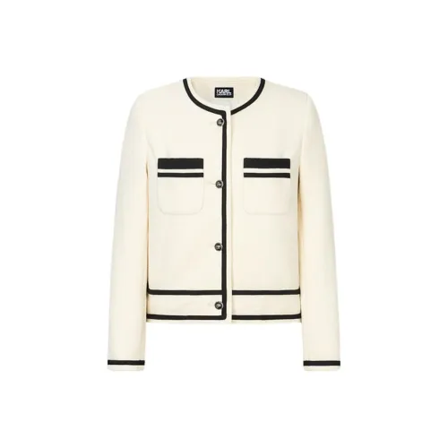 KARL LAGERFELD FW23 Куртки и Пальто Женские Бежевые